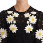 Elegant Floral Lace Embroidered Sheath Dress
