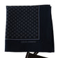 Elegant Silk Pocket Square in Dark Blue