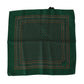 Elegant Green Silk Pocket Square
