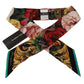 Exquisite Floral Silk Scarf