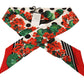 Floral Silk Bandeau Scarf