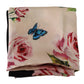 Elegant Floral Cashmere Silk Scarf