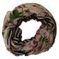 Elegant Floral Cashmere Blend Scarf