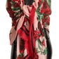 Elegant Floral Cashmere Blend Scarf