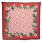 Cashmere Silk Blend Rose Polka Dot Scarf