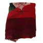 Cashmere Silk Blend Rose Polka Dot Scarf