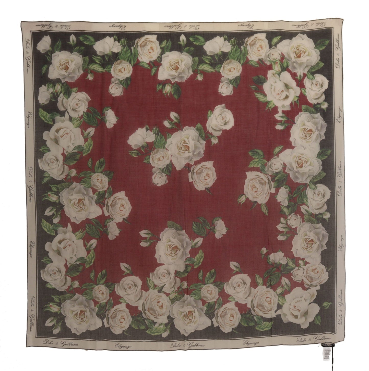 Elegant Cashmere Silk Blend Square Scarf