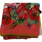 Floral Elegance Silk Square Scarf