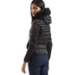Chic Padded Down Jacket with Fur Hood