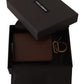 Elegant Medium Brown Leather Cardholder