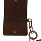 Elegant Medium Brown Leather Cardholder