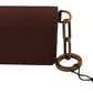 Elegant Medium Brown Leather Cardholder