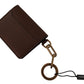 Elegant Medium Brown Leather Cardholder