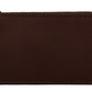Chic Toffee Leather Lanyard Cardholder