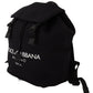 Sleek Black Neoprene Men's Backpack
