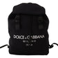 Sleek Black Neoprene Men's Backpack