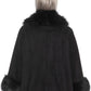 Black Acrylic Women Jacket