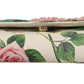 Crystal-Embellished Floral Leather Clutch