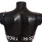 Elegant Logo Mania Cotton Bra