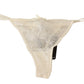 Elegant White Logo Panty