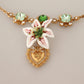 Charm Delight Floral Motif Necklace
