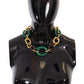 Chic Multicolor Lily Pendant Necklace