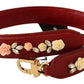 Exotic Leather Red Shoulder Bag Strap
