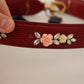 Exotic Leather Red Shoulder Bag Strap