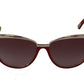Chic Silver Maroon Sunglasses for Her