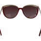 Chic Silver Maroon Sunglasses for Her