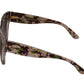 Elegant Floral Pattern Pink Sunglasses