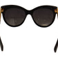 Chic Mosaic Cat-Eye Designer Sunglasses