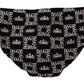 Elegant Logo Print Swim Briefs