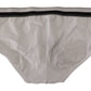 Elegant Monochrome Brief with Logo Waistband