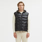 Black Nylon Men Reversible Vest
