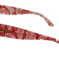 Sicilian Lace-Inspired Red Sunglasses