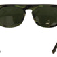 Elegant Green Acetate Men's Sunglasses
