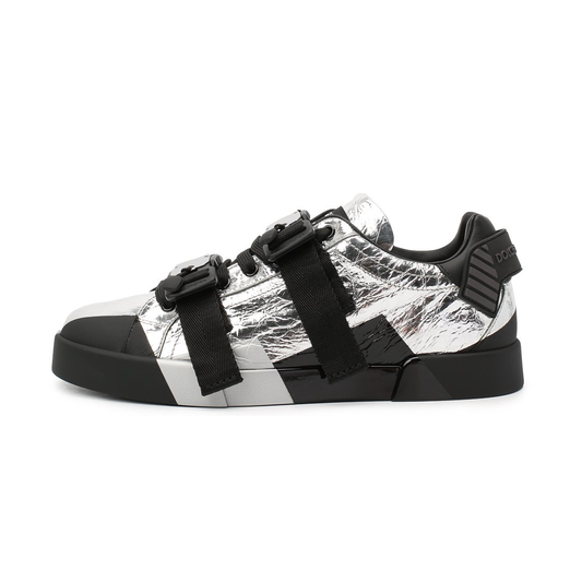 Black Calfskin Men Sneaker