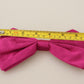 Elegant Pink Silk Bow Tie