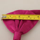 Elegant Pink Silk Bow Tie