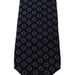 Elegant Silk Necktie in Dark Blue