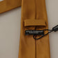 Elegant Brown Silk Men's Tie