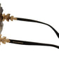 Elegant Gold Baroque Sunglasses