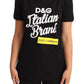 Elegant Black Logo T-Shirt