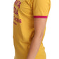 Elegant Yellow Ocher Crewneck Tee