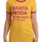 Elegant Yellow Ocher Crewneck Tee