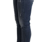 Elegant Slim-Fit Distressed Skinny Jeans