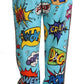 Chic Cartoon Print Knitted Jogger Pants