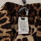 Elegant Leopard Print Cropped Pants