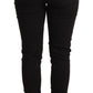Elegant Slim-Fit Mid Waist Skinny Jeans